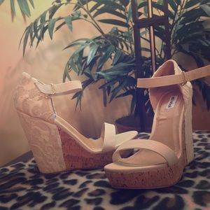 Never worn summer wedges!!